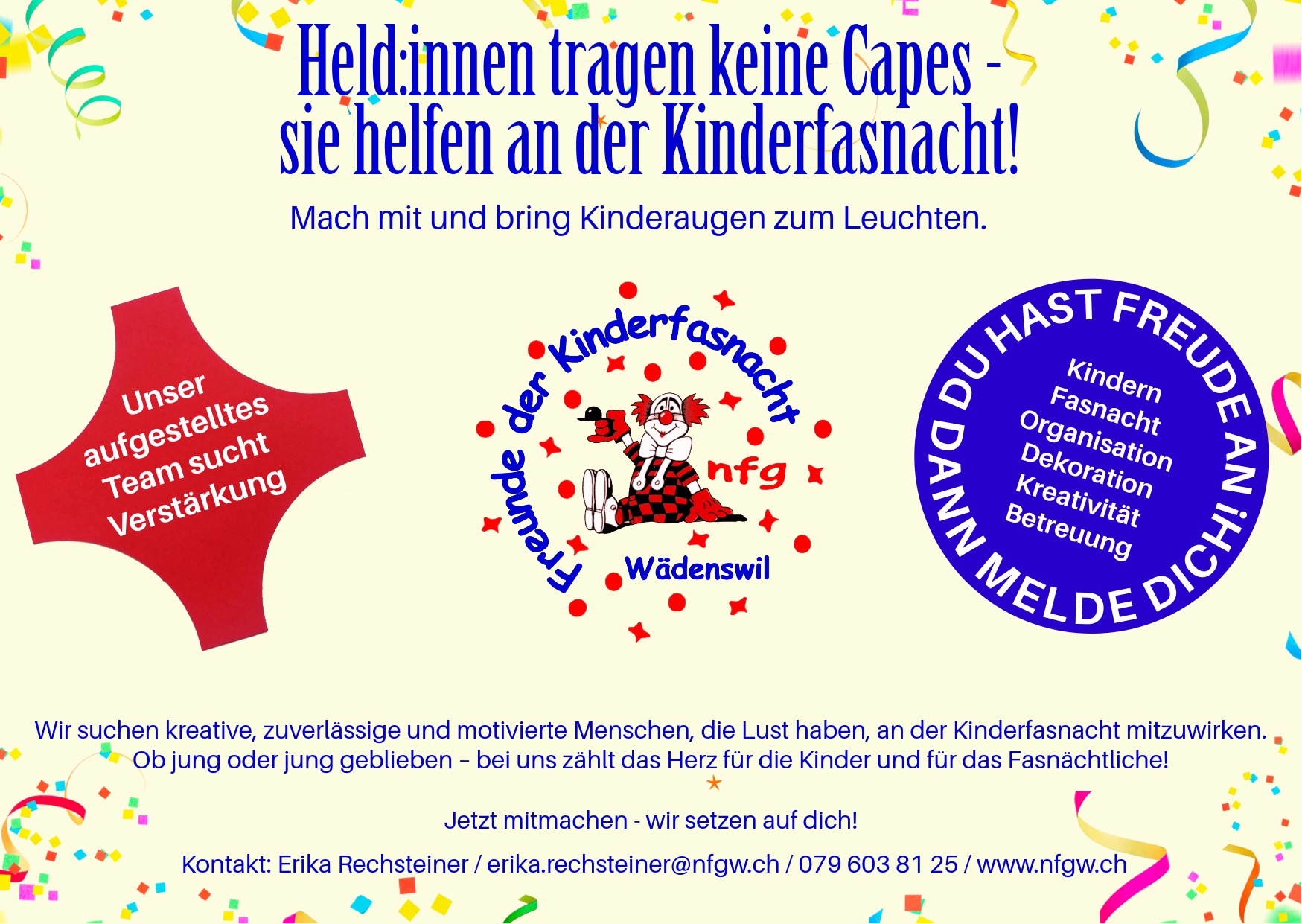 Flyer Kinderfasnacht 2026